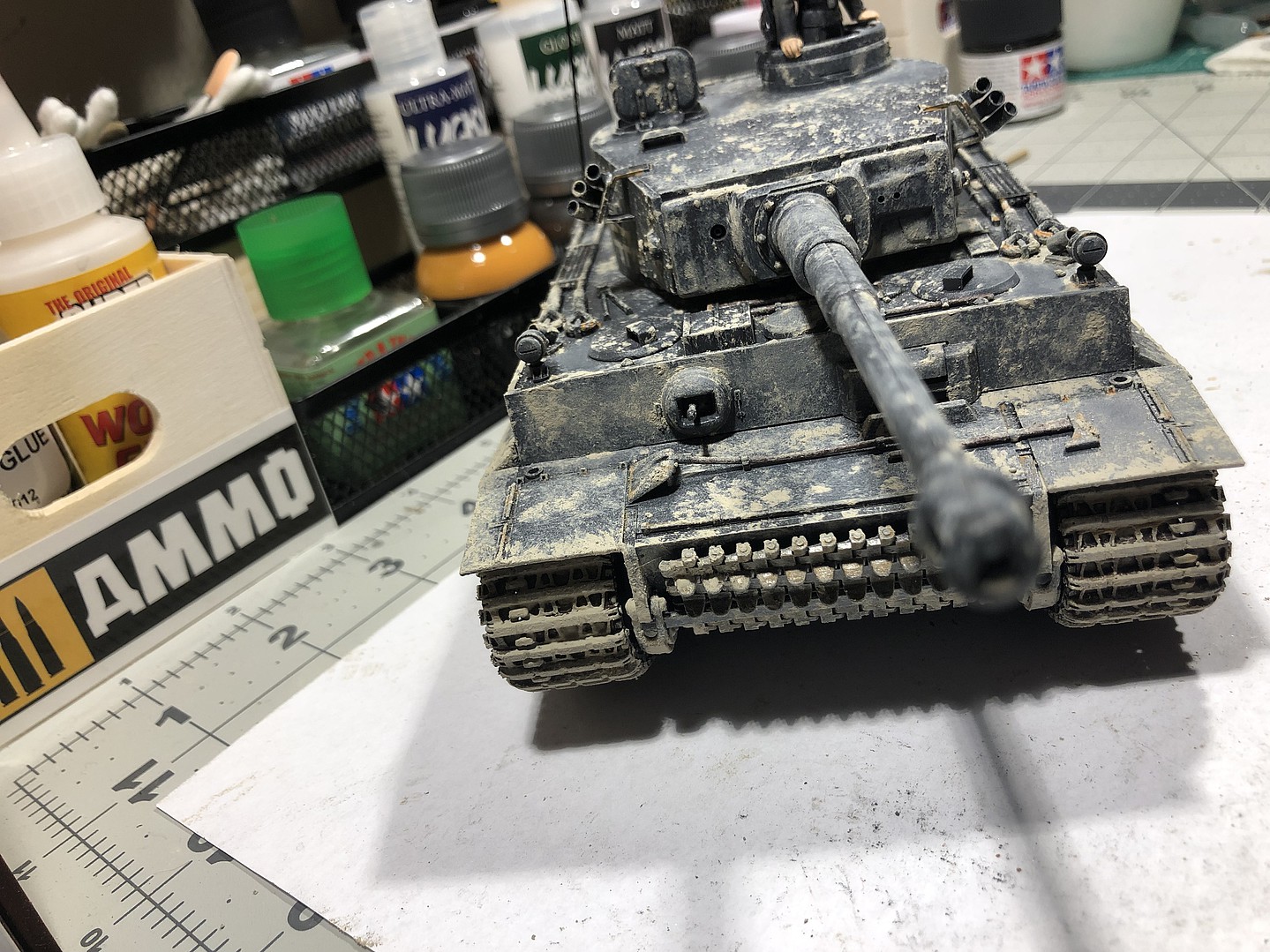 German Tiger I Early Production Tank Plastic Model Tank