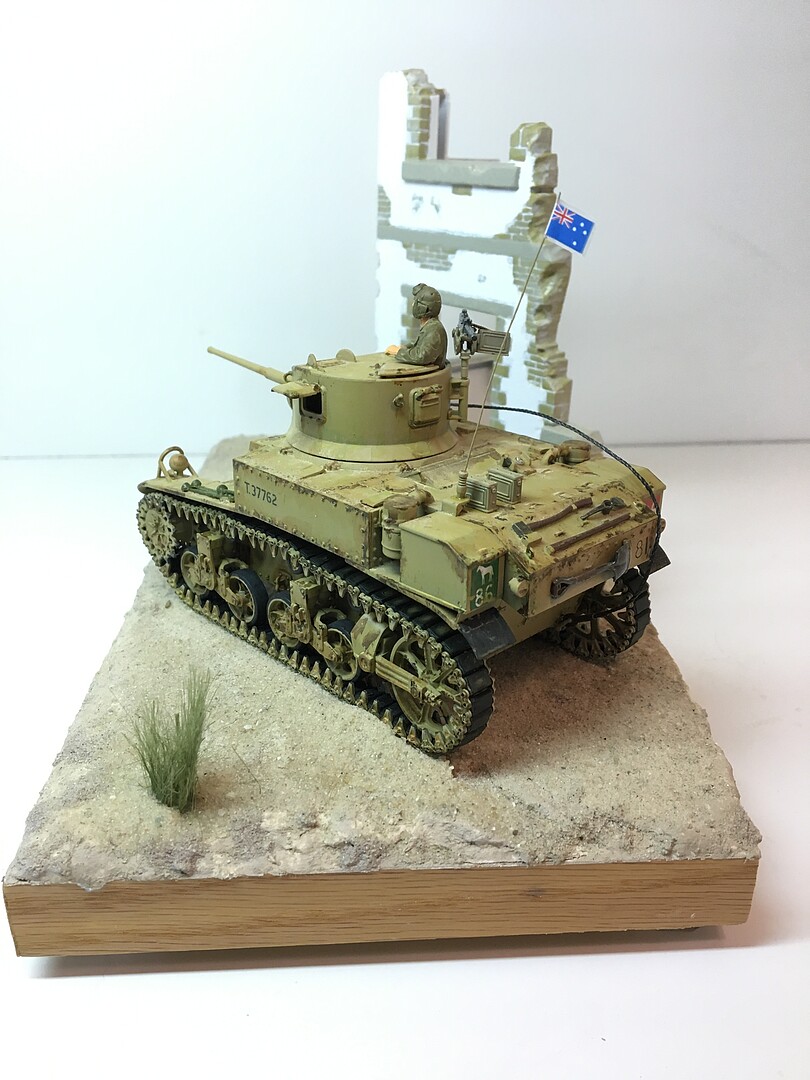 US Light Tank M3 Stuart Late Production -- Plastic Model Military ...