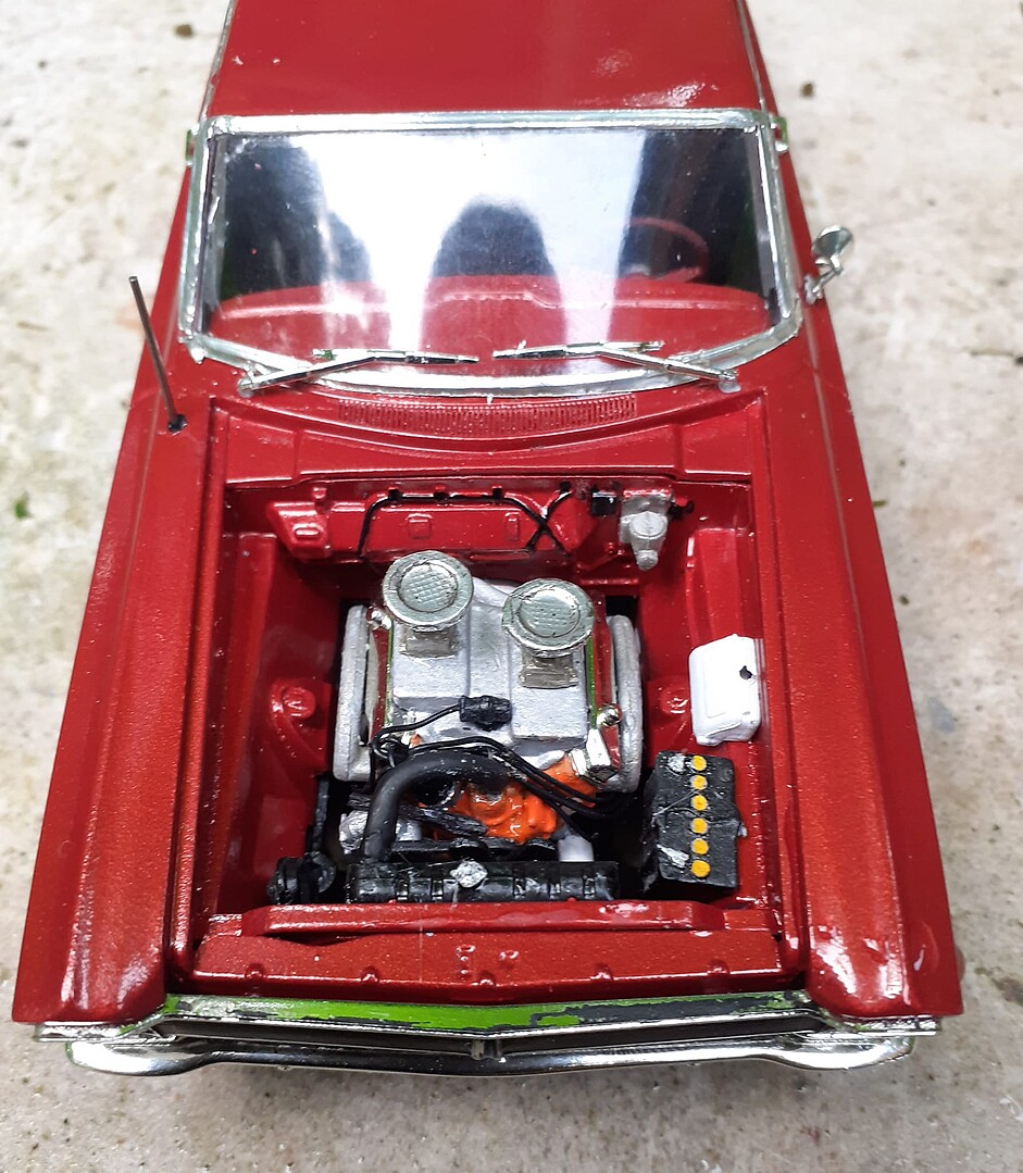 1965 Plymouth Belvedere Plastic Model Car Kit 1/25 Scale 1218