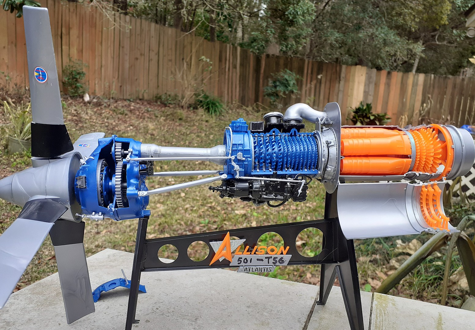 Allison 501-D13 Prop Jet Aircraft Engine Pictures