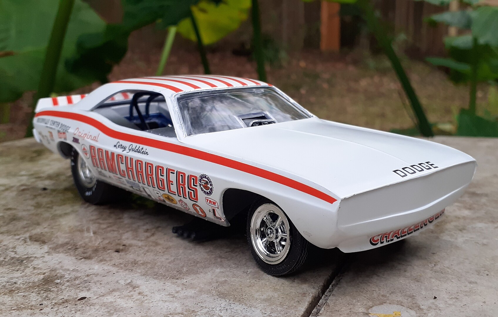 Ramchargers Dodge Challenger Funny Car -- Plastic Model Car Vehicle Kit 