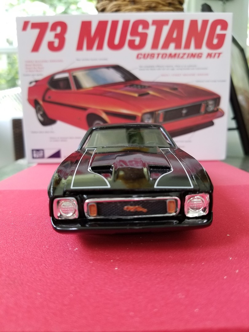 diecast masters mustang on Mpc 1973 Ford Mustang Plastic Model Car Kit 1 25 Scale 846