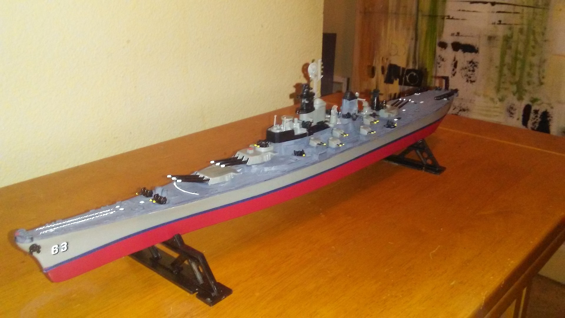 Uss Missouri Battleship Plastic Model Military Ship Kit 1 535 | Free ...