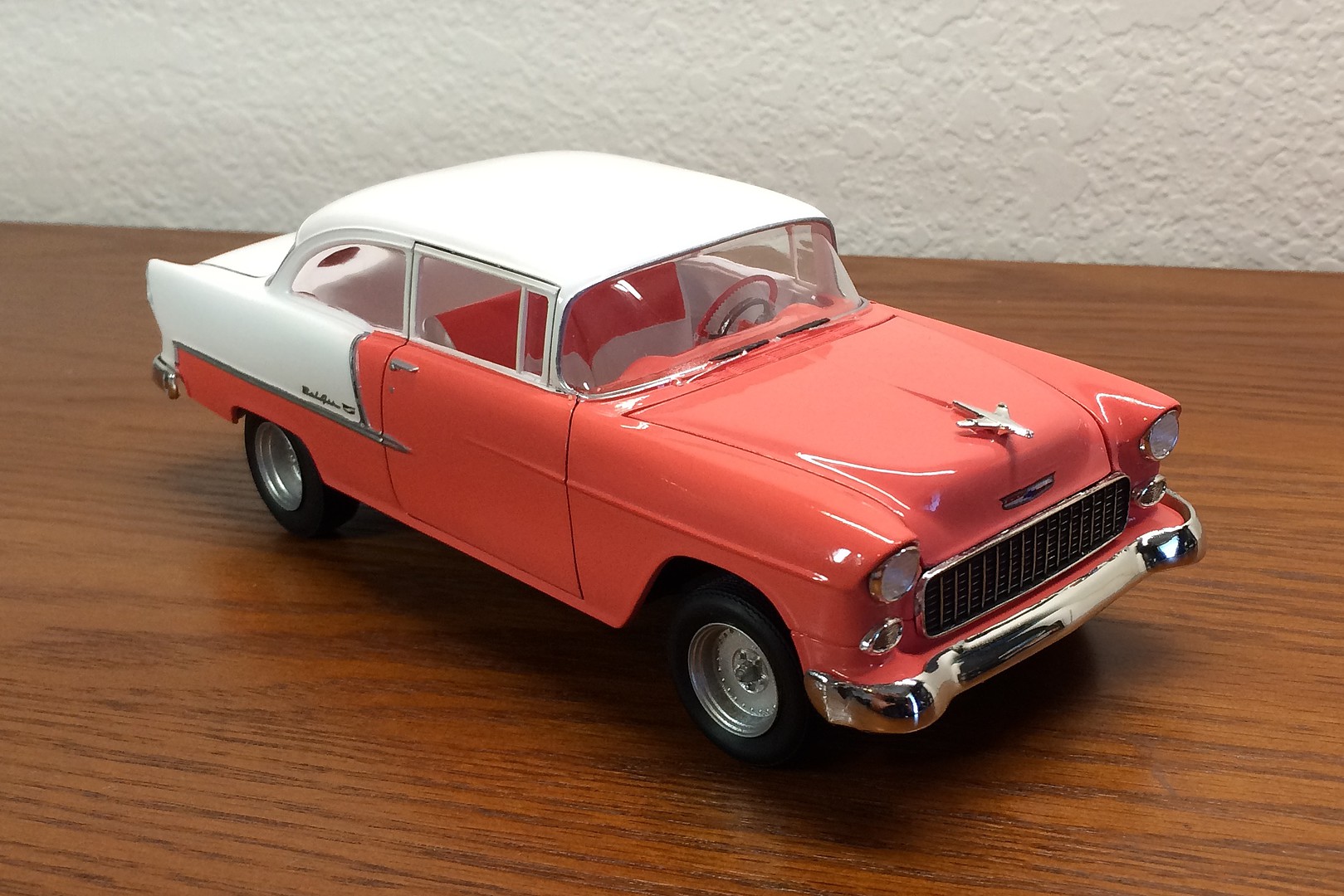 1955 Chevy Bel Air Sedan -- Plastic Model Car Kit -- 1/25 Scale ...