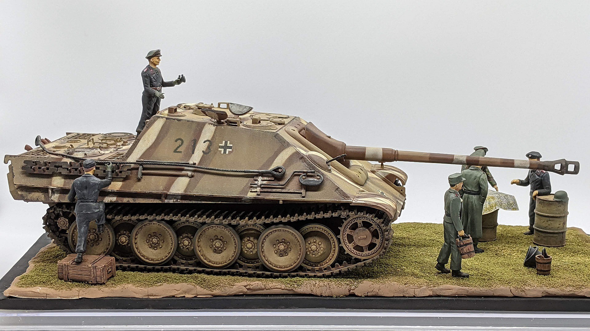 Maquette Tamiya 1/48 - Char Destroyer Allemand Jagdpanther 'Late Version' - Modèle Militaire à Monter - Neuf En Boîte