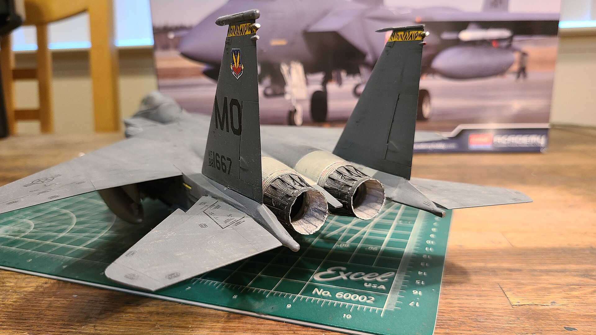 F15E USAF Fighter -- Plastic Model Airplane Kit -- 1/48 Scale -- #12295