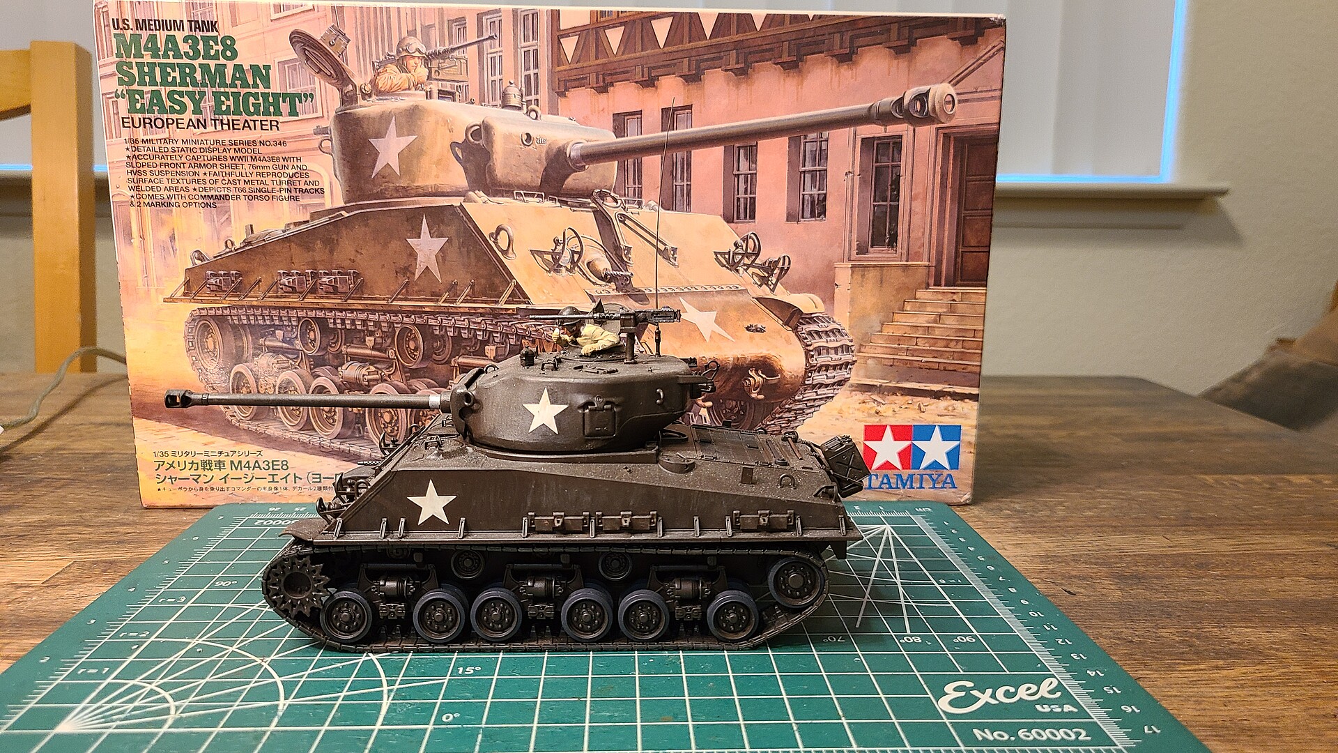 Us Medium Tank M A E Sherman Easy Eight Plastic Model Military