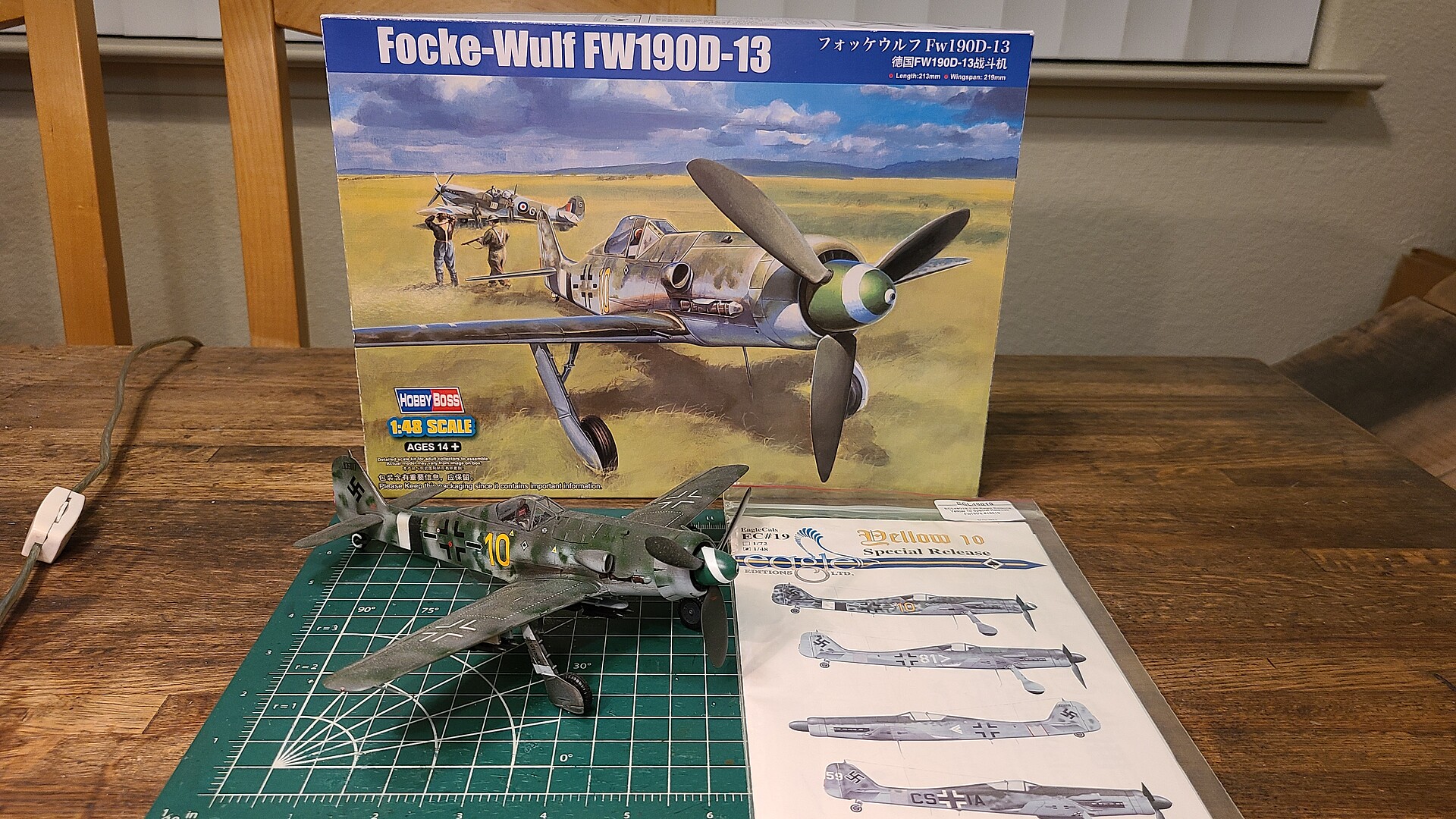 Focke Wulf Fw 190d 13 Plastic Model Airplane Kit 1 48 Scale