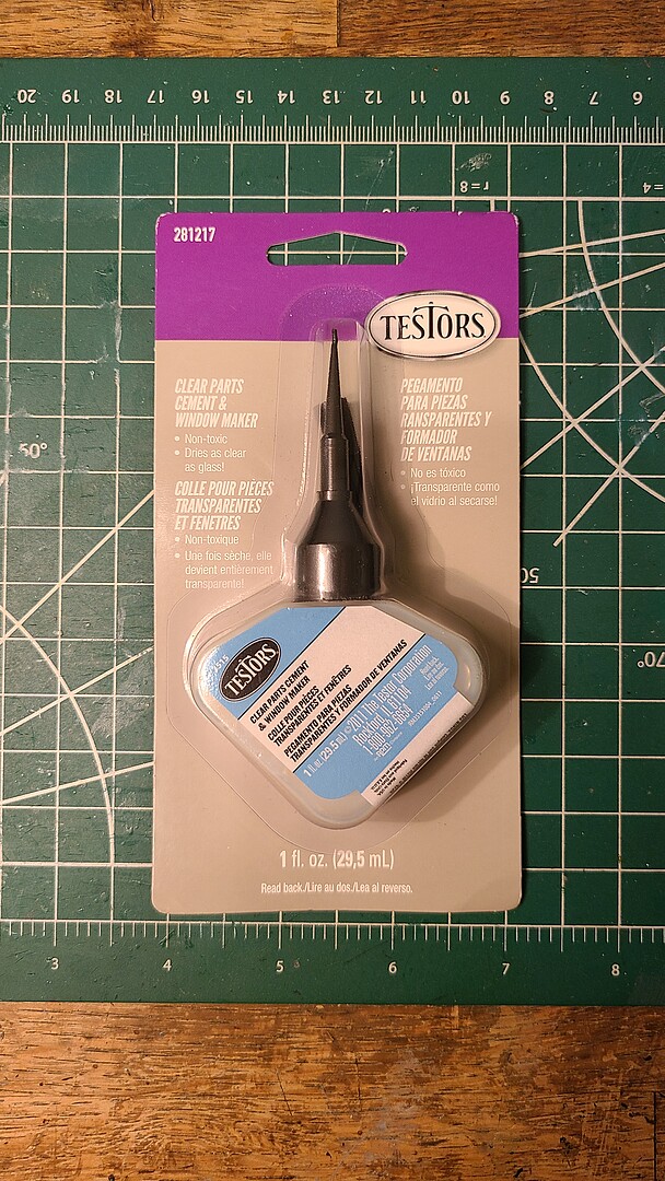 1oz. Clear Parts Cement w/App replaces 3515 Plastic Model and