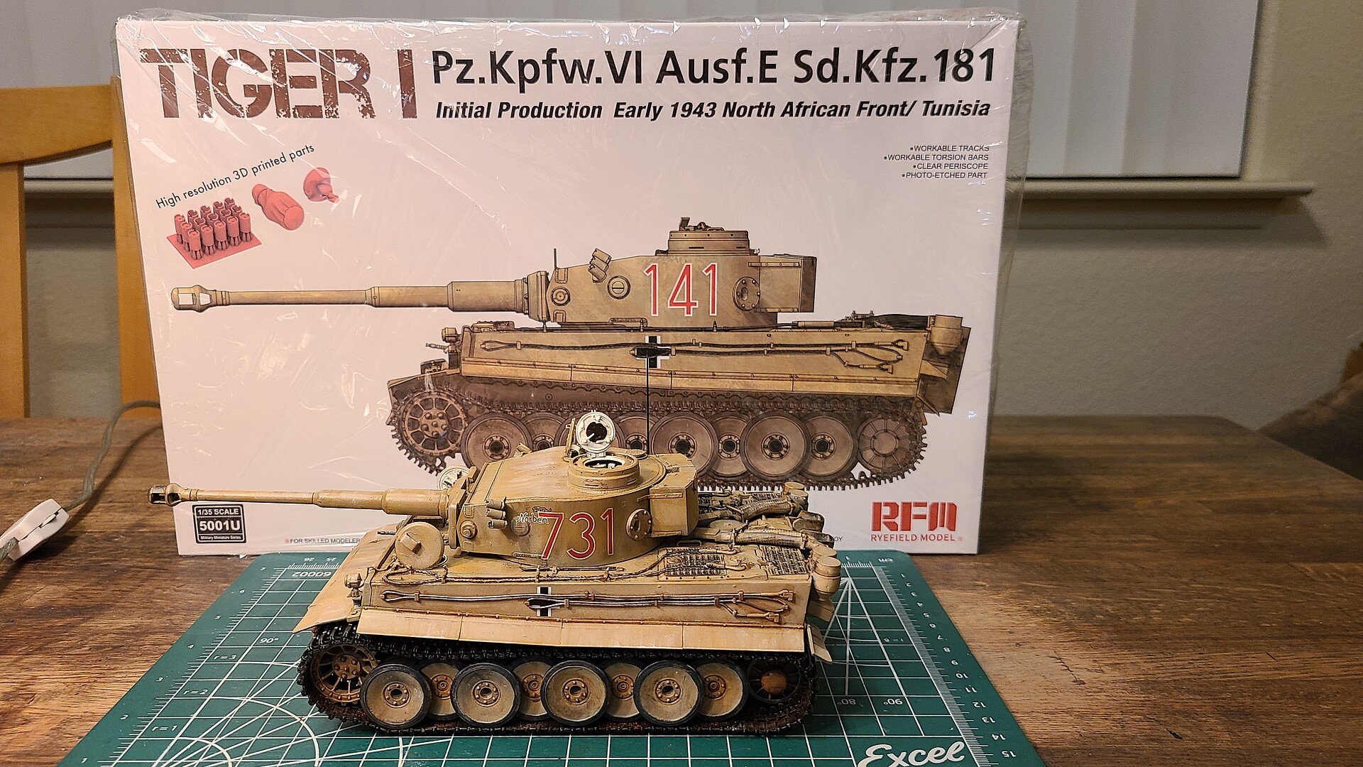 Tiger I Pz Kpfw Vi Ausf E Sd Kfz Plastic Model Military Vehicle