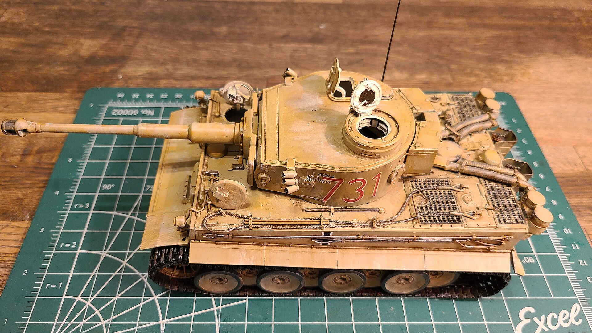 Kit Maquette Char Tiger I 1/35 Trumpeter - 550 Pièces - Avec Chenilles Individuelles