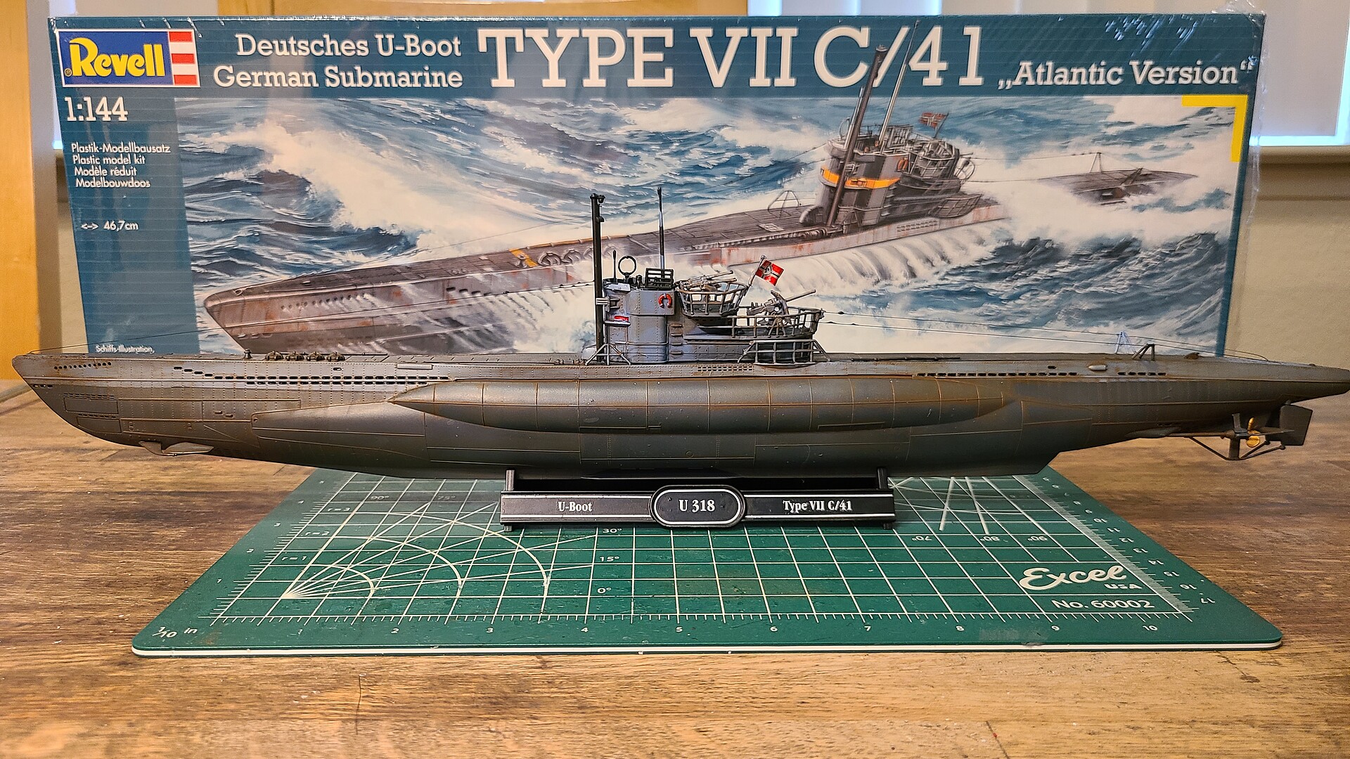 German U Boat Type VIIC 41 Atlantic Version Plastic Model Military 