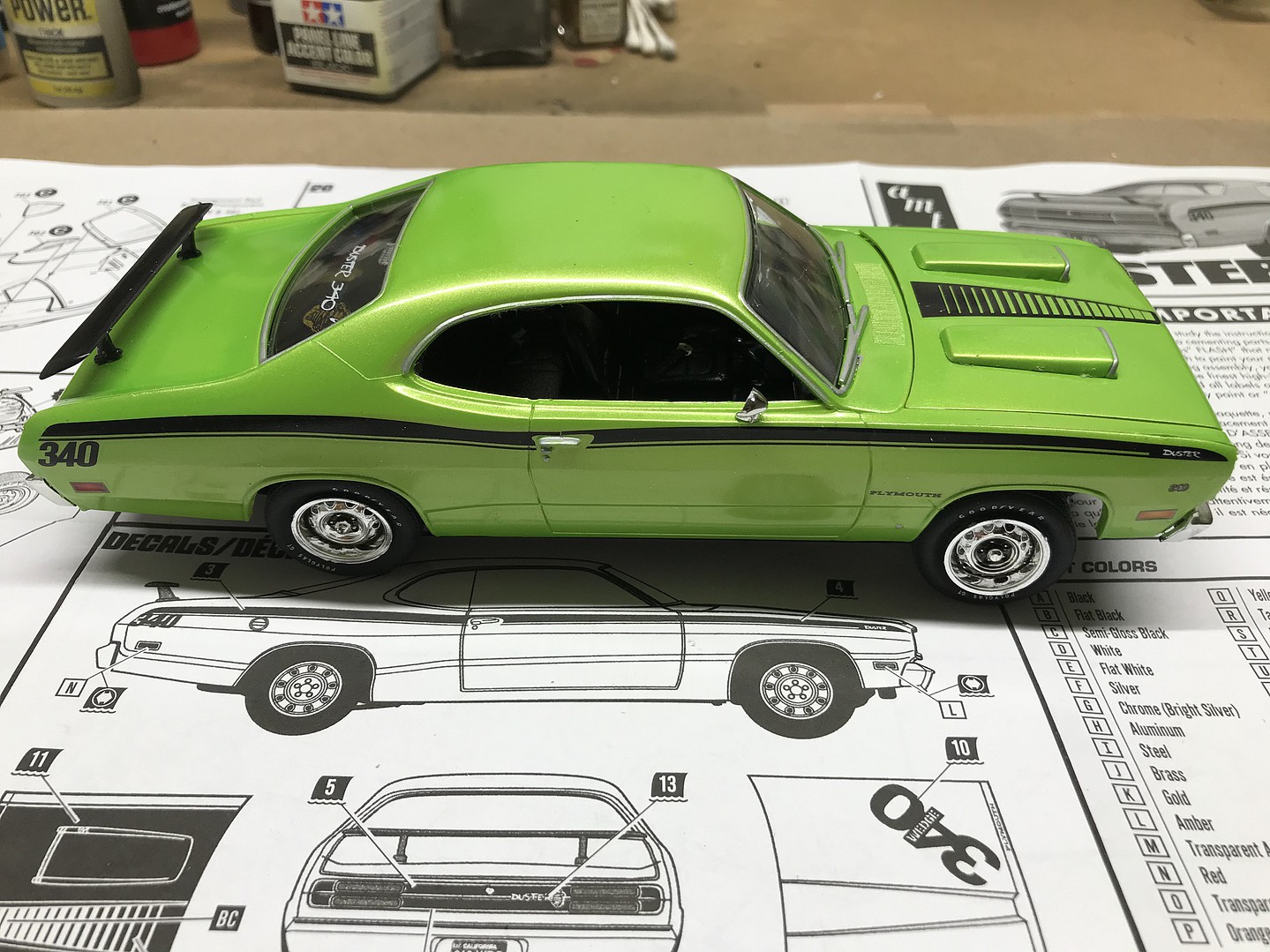 plymouth duster model car kits