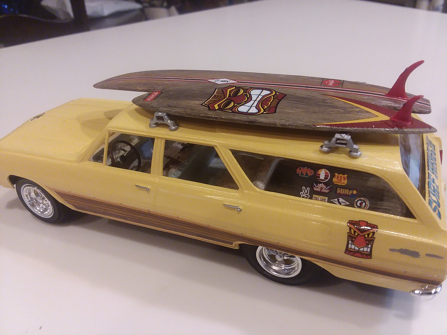 AMT1131 for sale online AMT 1965 Chevy Chevelle Surf Wagon 1:25 Model Kit 