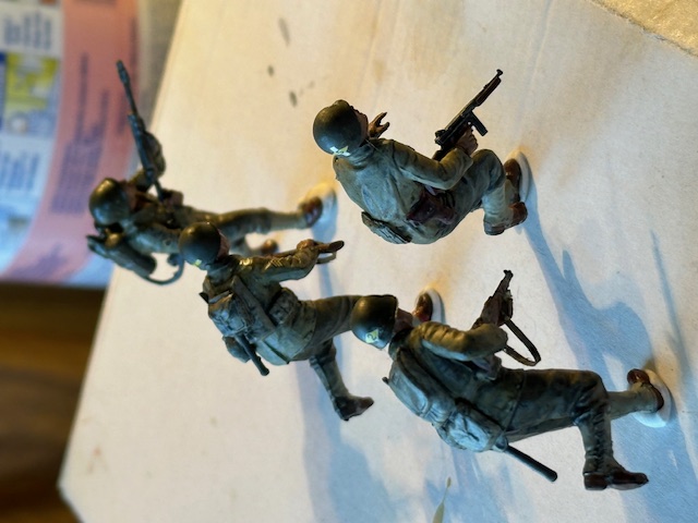 US Rangers D-Day (4) -- Plastic Model Military Figure -- 1/35 Scale ...