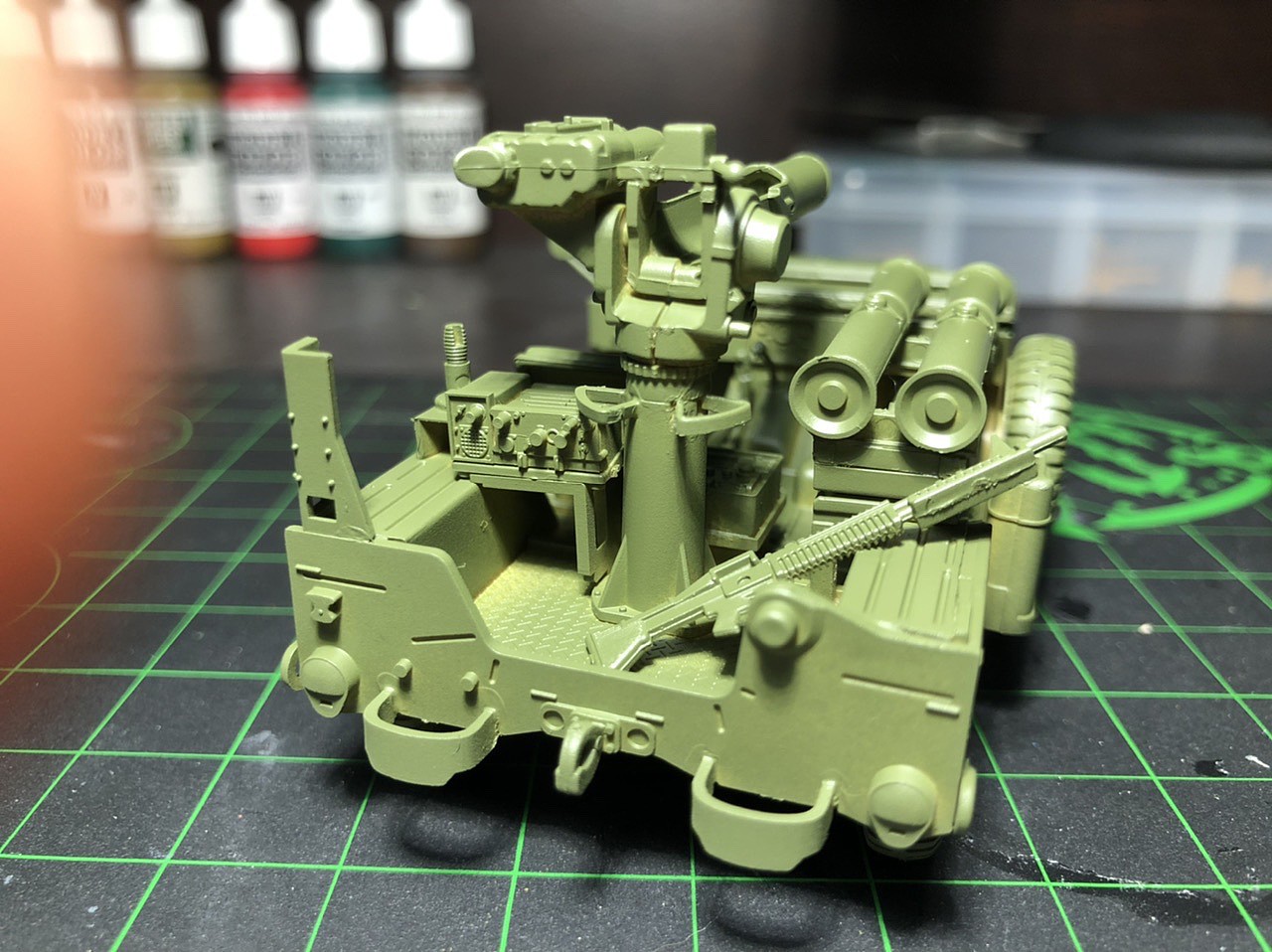 US M151A2 w/Tow Launcher Plastic Model Military Vehicle Kit 1/35