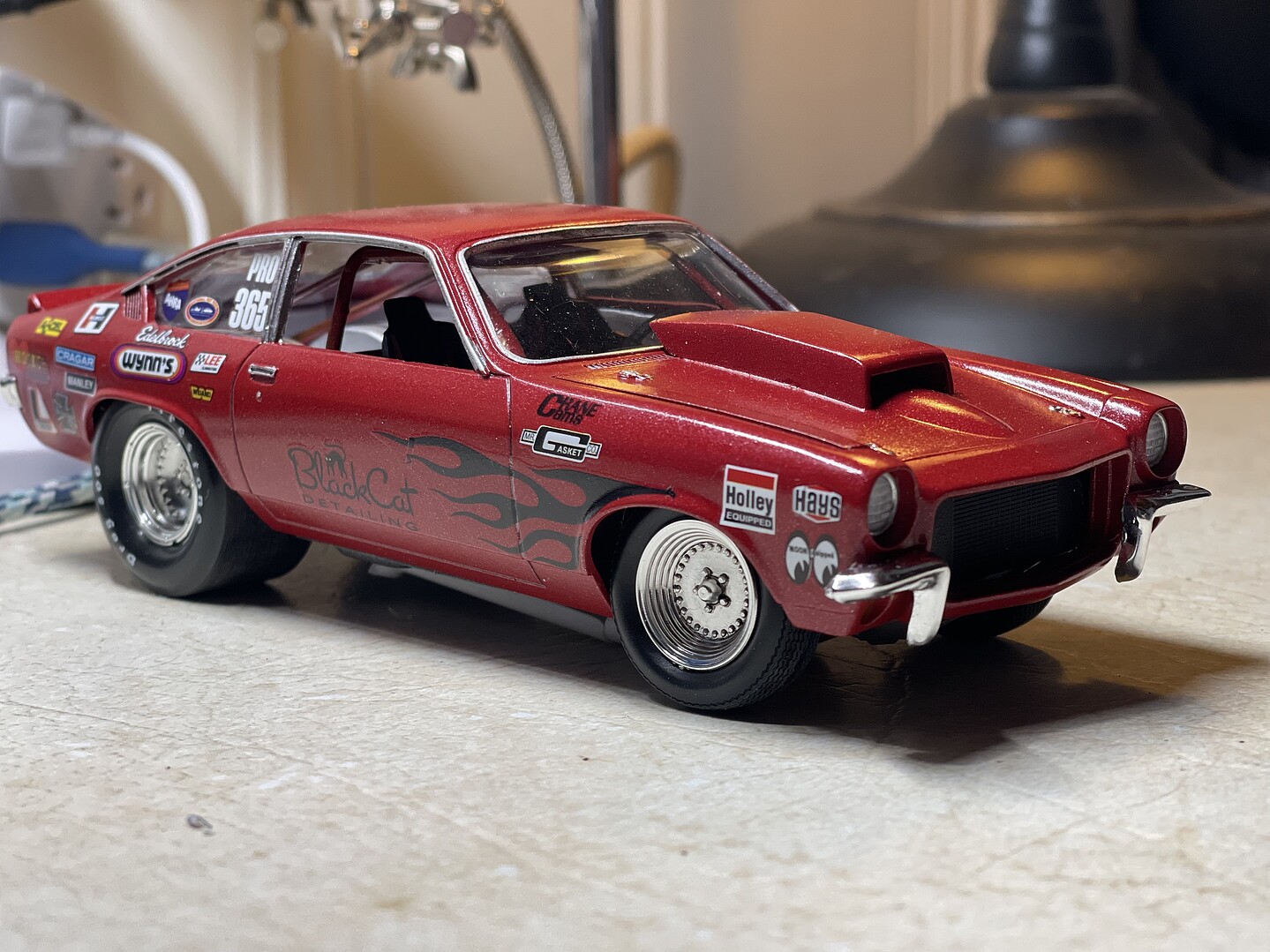 1972 Chevy Vega Pro Stock Plastic Model Car Vehicle Kit 1/25