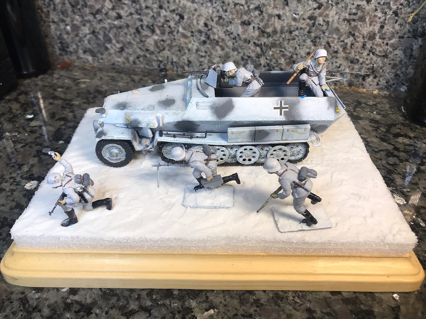 German Hanomag Sd Kfz Halftrack Plastic Model Military