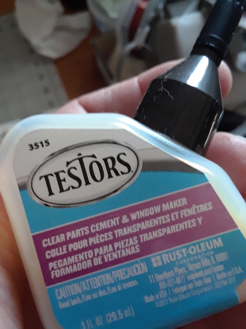Gallery Pictures Testors Clear Parts Cement 1 oz Carded Plastic Model