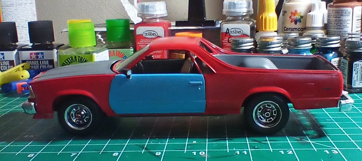 1978 Chevy El Camino (3 in 1) -- Plastic Model Car Kit -- 1/24 Scale ...