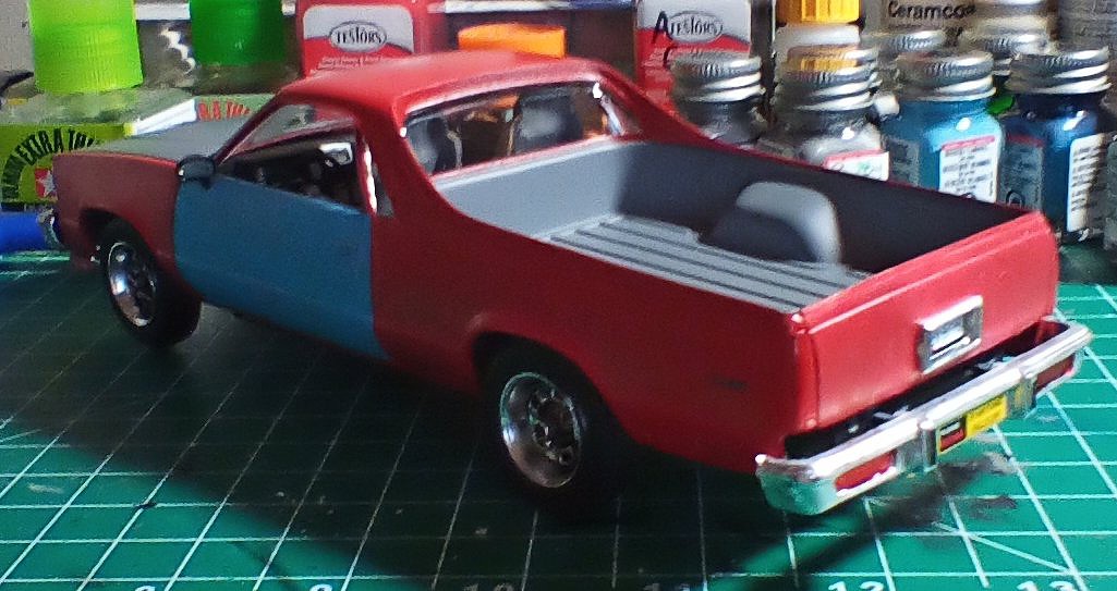 1978 Chevy El Camino (3 in 1) -- Plastic Model Car Kit -- 1/24 Scale ...