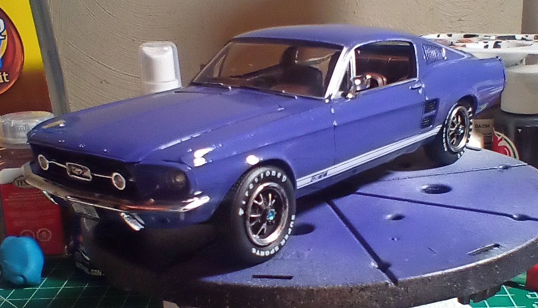 1967 Ford Mustang GT Fastback -- Plastic Model Car Vehicle Kit -- 1/25 ...