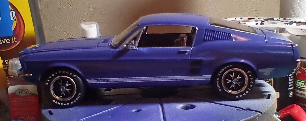 1967 Ford Mustang GT Fastback -- Plastic Model Car Vehicle Kit -- 1/25 ...