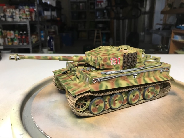 German Tiger I Mid Production Tank Plastic Model Military Vehicle