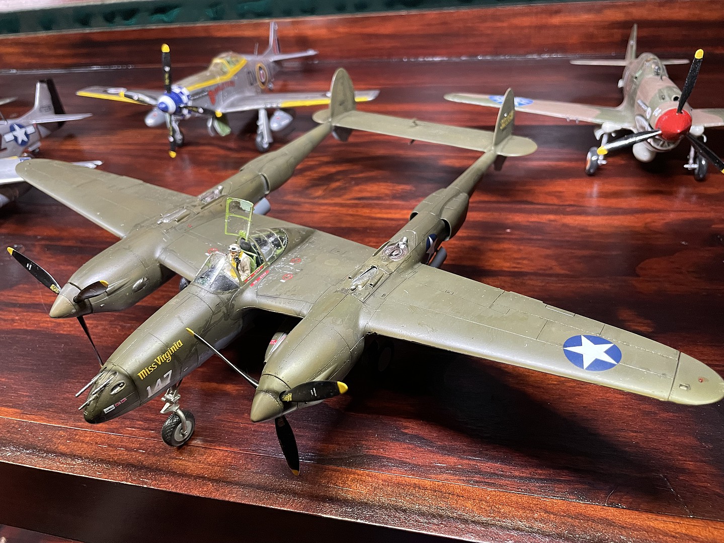 Tamiya Lockheed P-38 F/G Lightning Plastic Model Airplane Kit 1/48 Scale  #61120