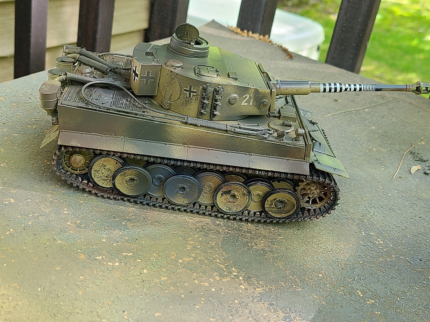 German Tiger I Early Production Tank Plastic Model Tank