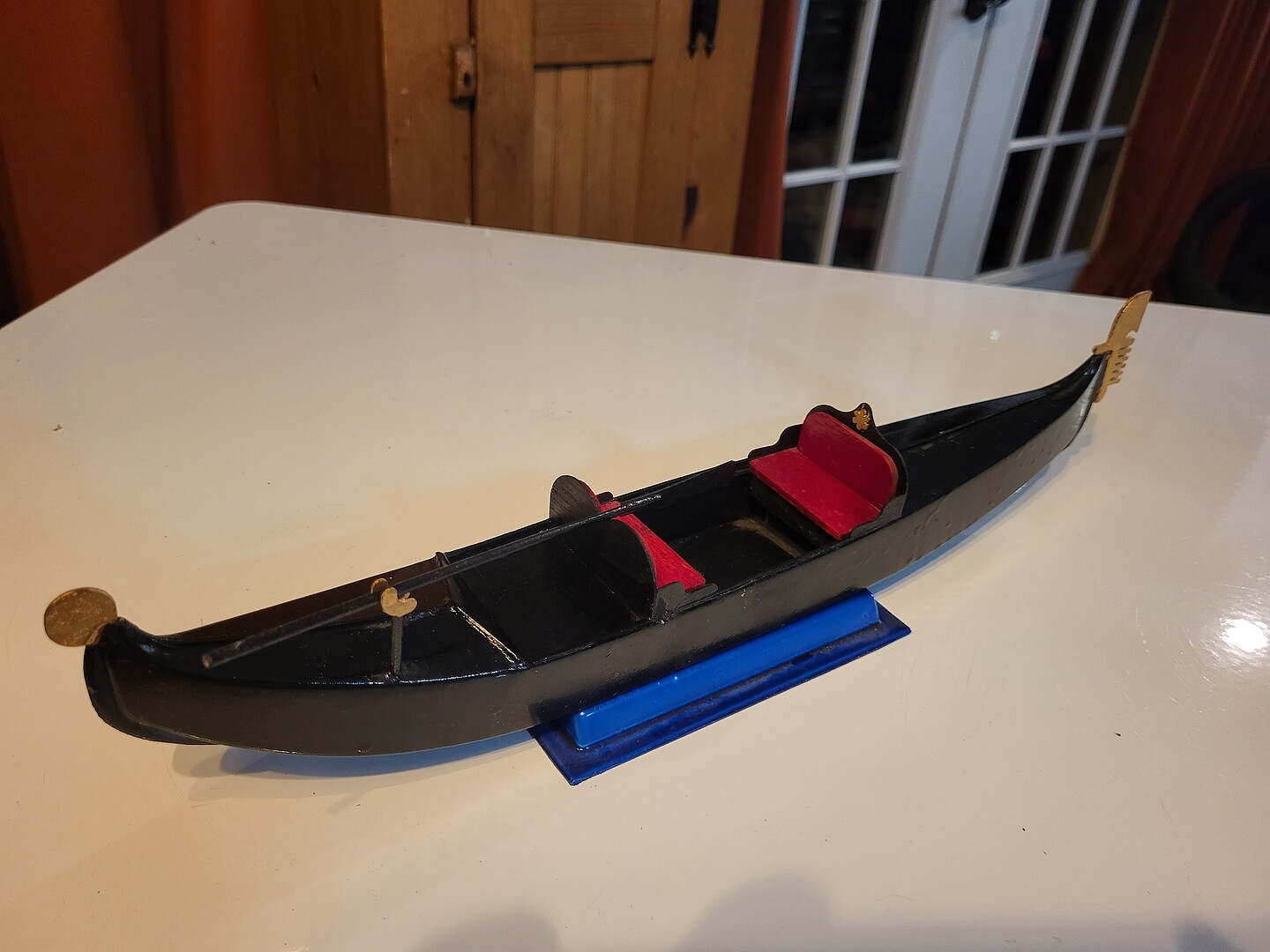 Gondola Wooden Boat Model Kit 1012 pictures by ethutton ( North Central Florida )