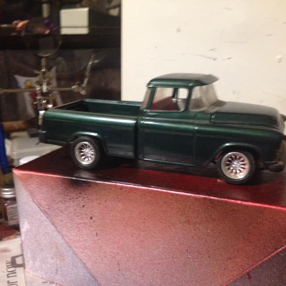 1955 Chevy Cameo Pickup (Coca-Cola) -- Plastic Model Car Kit -- 1/25 ...