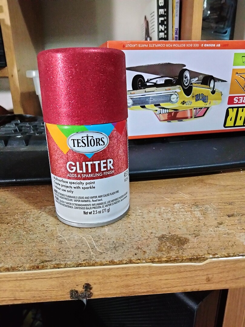Testors FX Glitter Silver Spray 2.5oz 79629