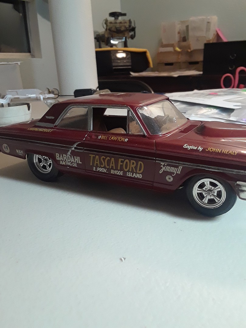 1964 Ford Fairlane Thunderbolt -- Plastic Model Car Kit -- 1/25 Scale ...