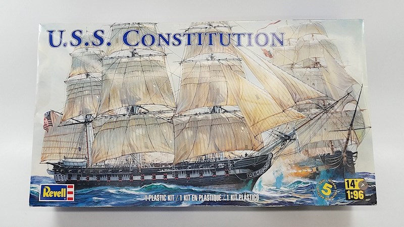 USS Constitution -- Plastic Model Sailing Ship Kit -- 1/96 Scale ...