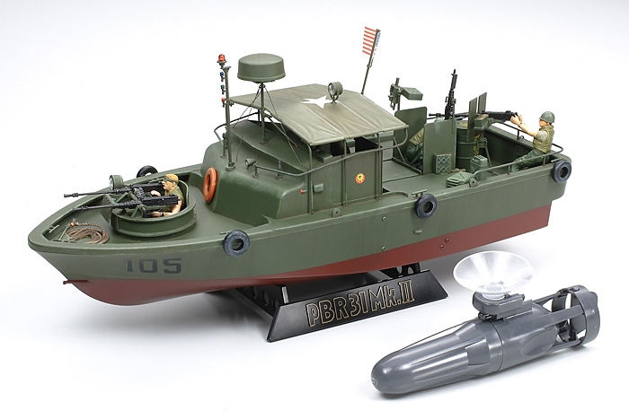 US Navy PBR31 MkII Pibber Boat -- Plastic Model Military Ship Kit -- 1/ ...