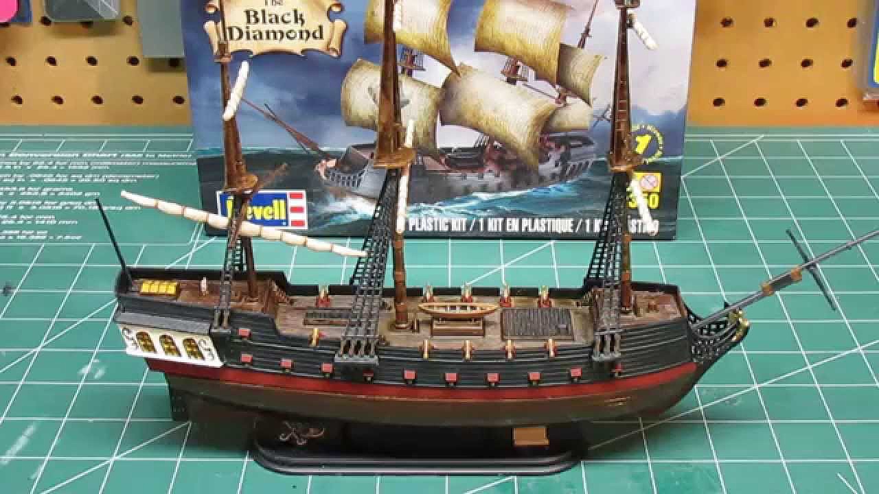 Revell SnapTite Plastic Model Kit Black Diamond Pirate Ship 1 350 for sale online 