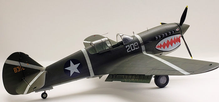 P40E Kittyhawk Aircraft -- Plastic Model Airplane Kit -- 1/32 Scale ...