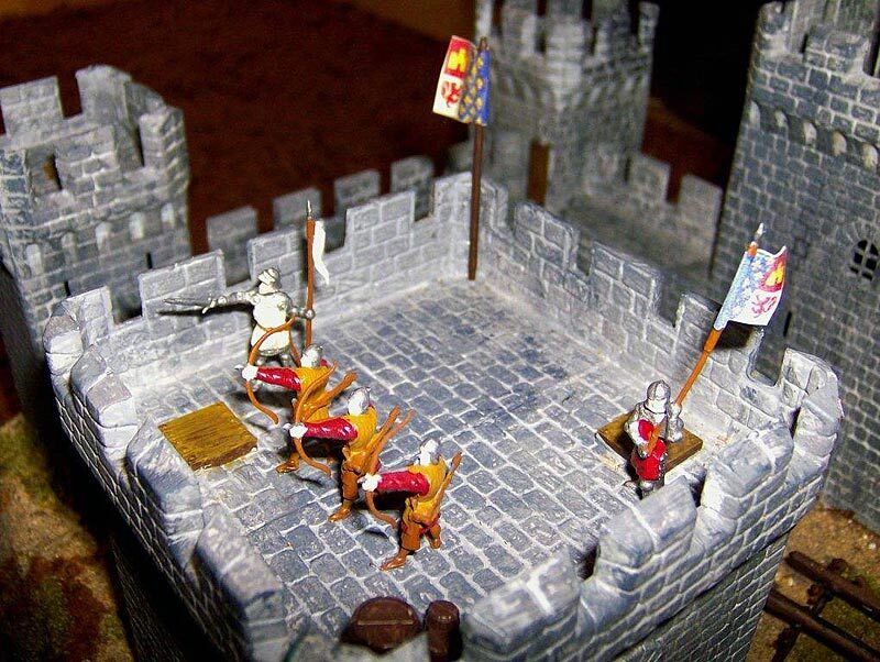 Medieval Castle Plastic Model Building Kit 1/72 Scale 72005