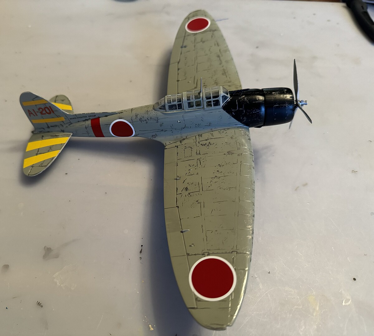 Aichi D3A1 Type 99 Carrier Dive Bomber Val -- Plastic Model Airplane ...