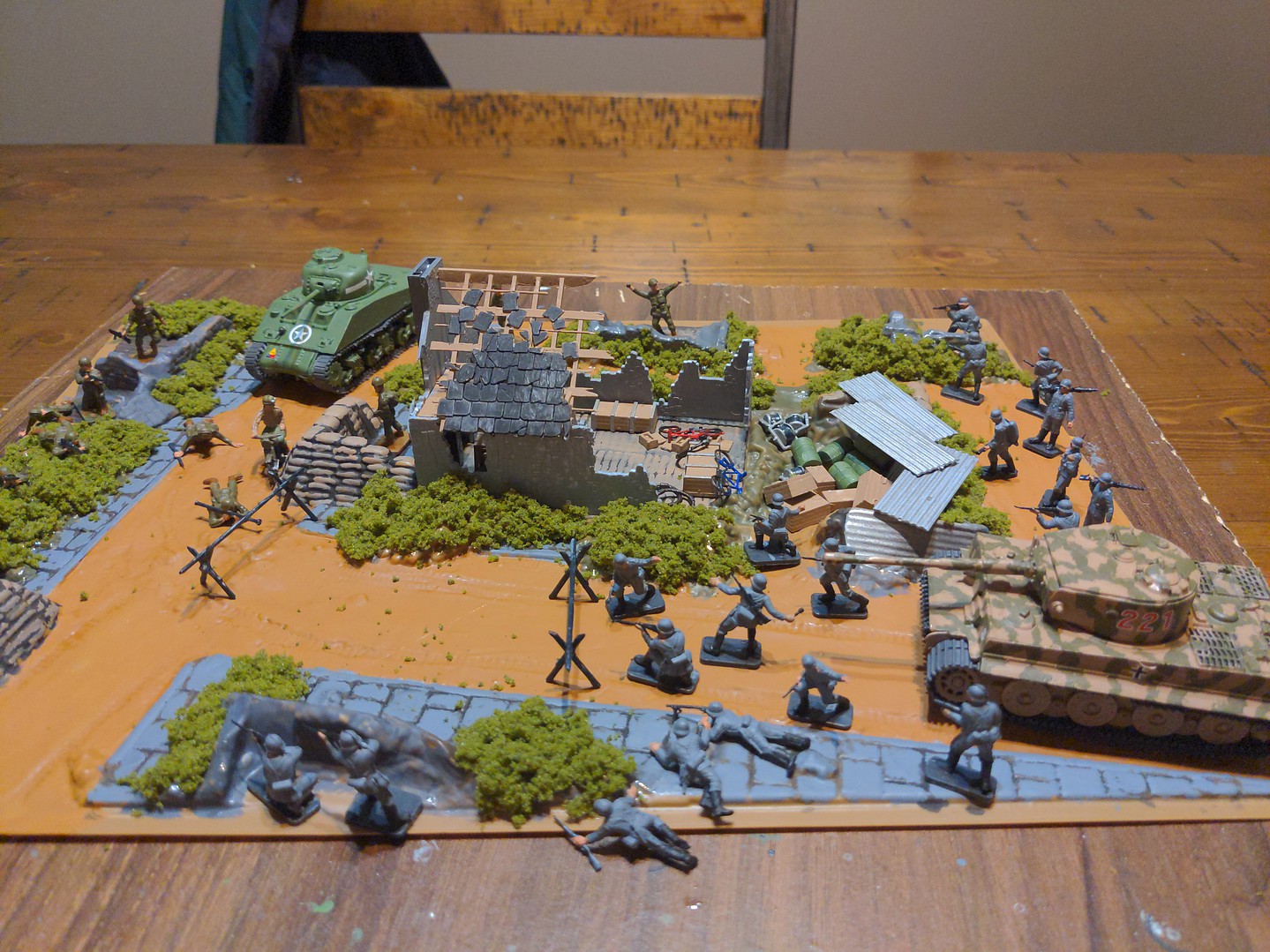 Battle Front Diorama Gift Set -- Plastic Model Military Diorama