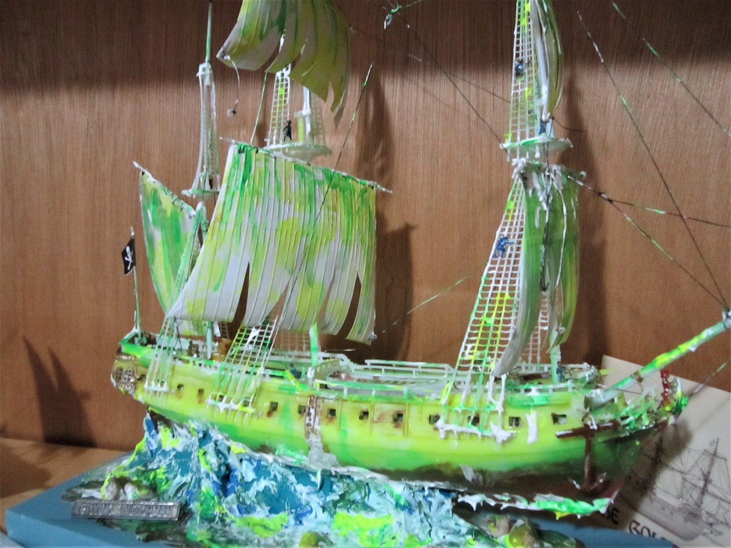 Jolly Roger Series Flying Dutchman Plastic Model Sailing Ship Kit