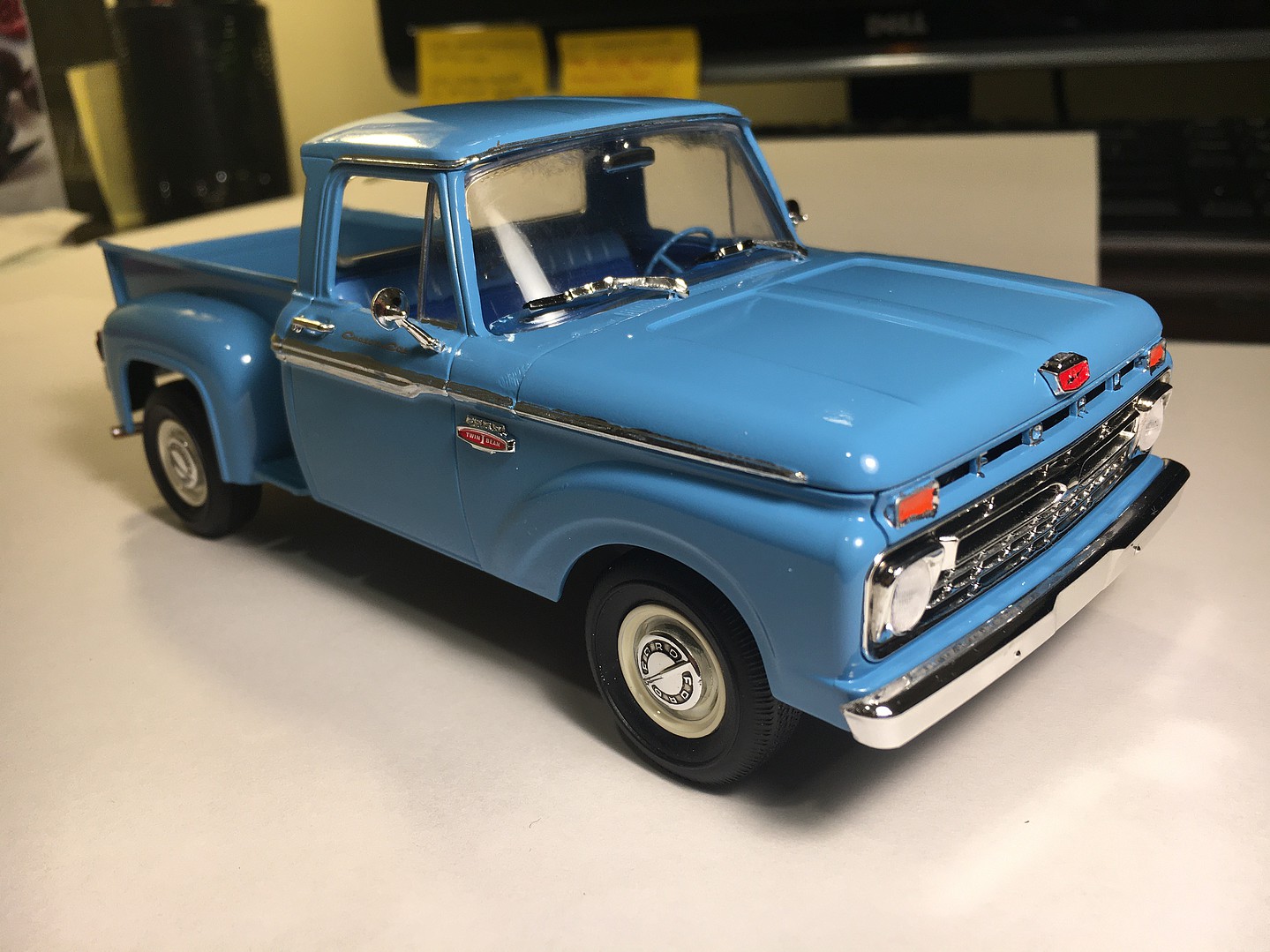 1966 Ford F100 Flareside Pickup Truck -- Plastic Model Vehicle Kit -- 1 ...