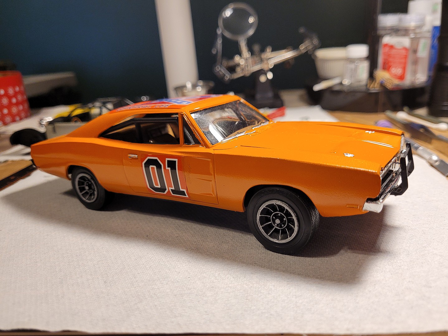 1969 Dodge Country Charger RT -- Plastic Model Car Truck Vehicle -- 1/ ...