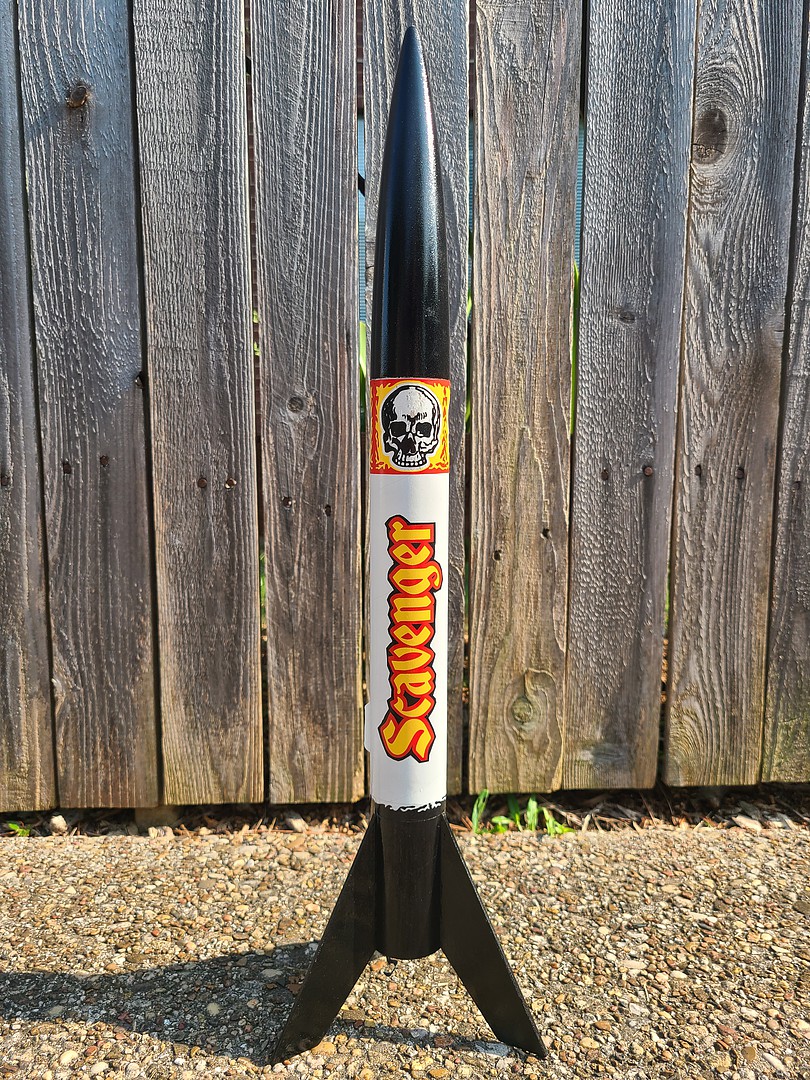 Custom Scavenger Model Rocket Kit Skill Level 2 #10046