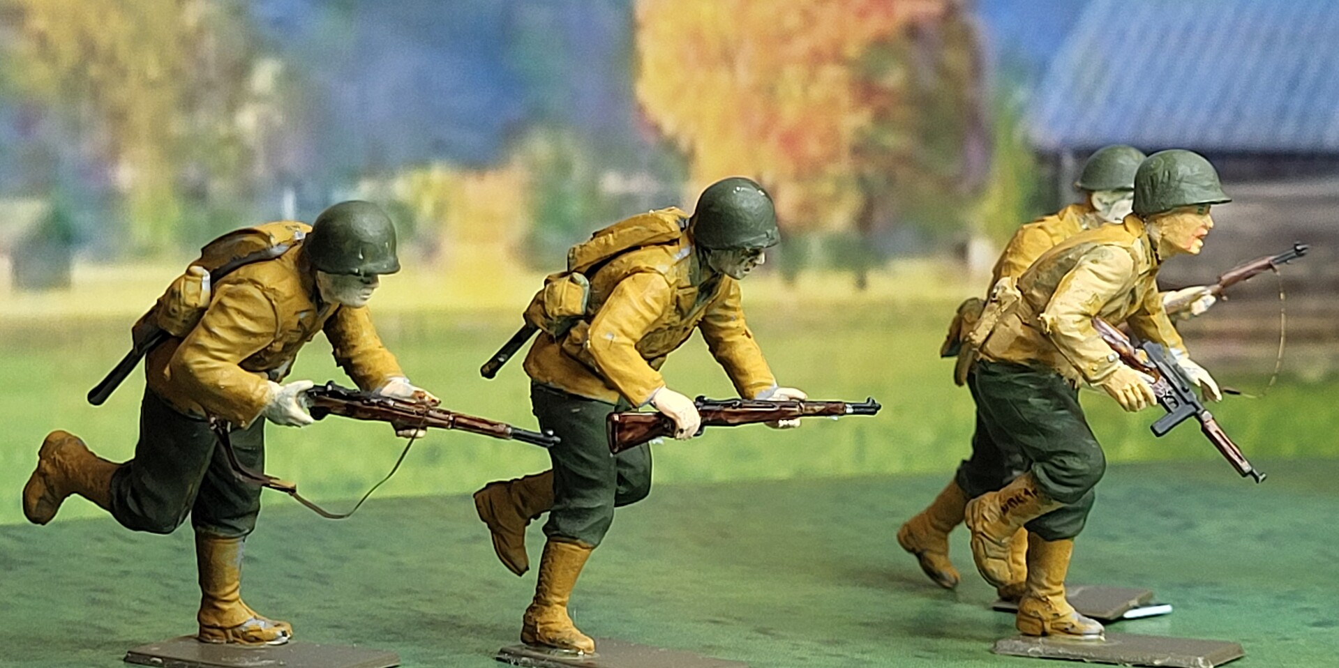 US Rangers D-Day (4) -- Plastic Model Military Figure -- 1/35 Scale ...