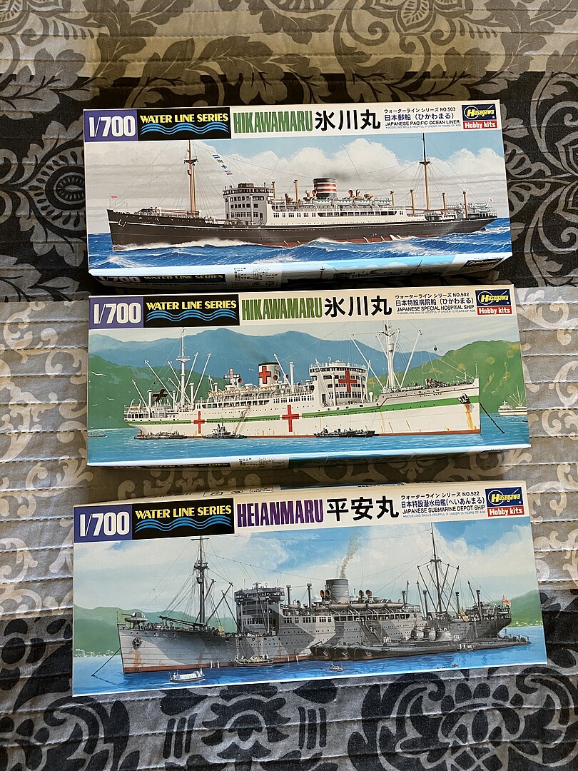 Hasegawa Ijn Hospital Ship Hikawamaru 1/700 Scale Watercraft Series Plastic Model Kit/Item # 49502 