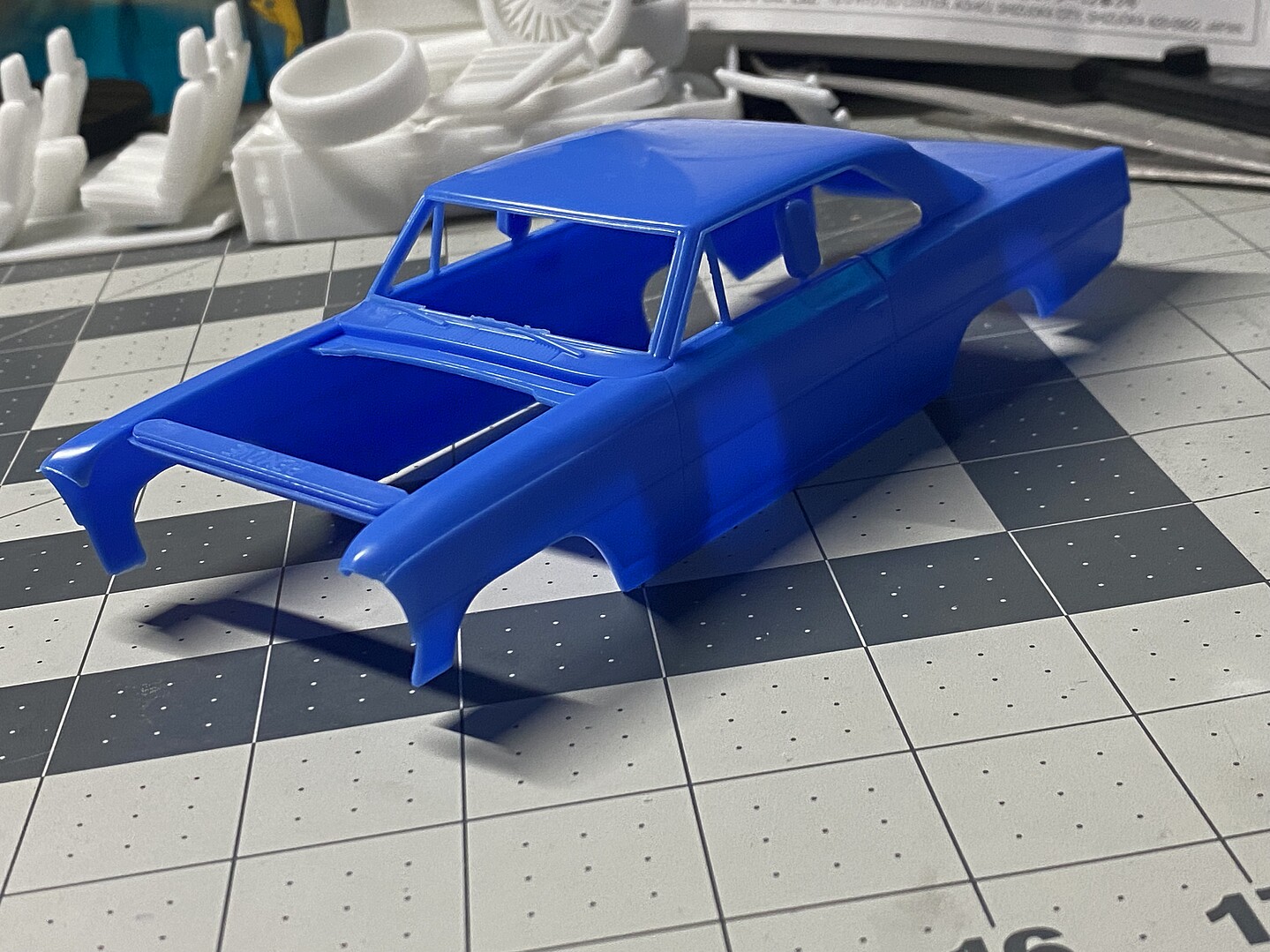 AMT 636 1/25 Scale 1966 Chevy Nova Pro Street Model Kit – Build Your Own Classic Muscle Car