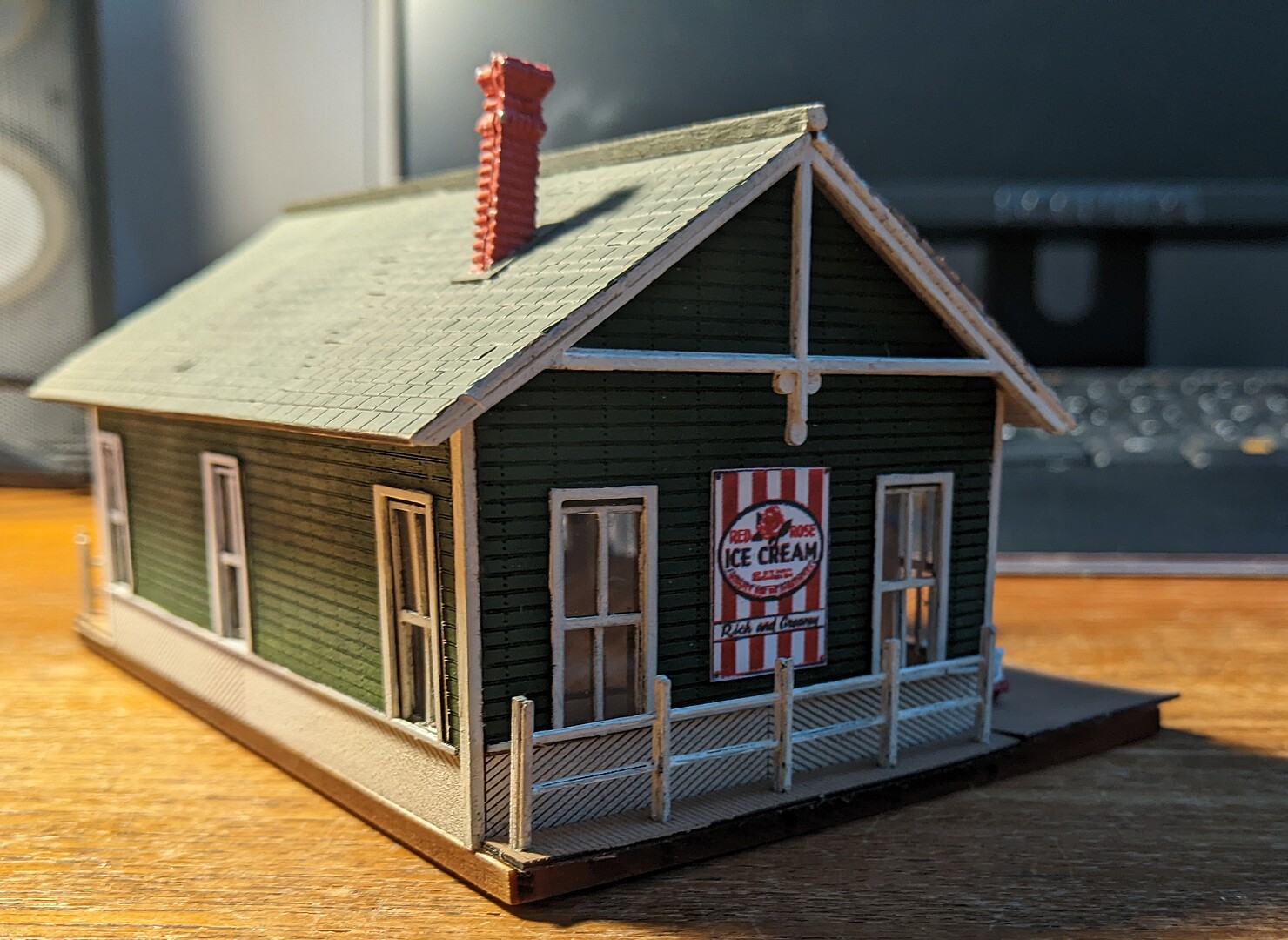 Whistle Stop Junction Kit (Lasercut Wood) HO Scale Model Railroad