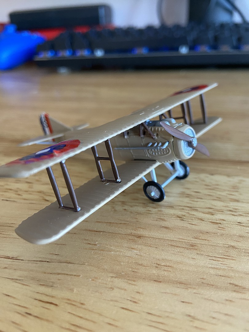 Spad Xiii Wwi Raf Plastic Model Airplane Kit Scale